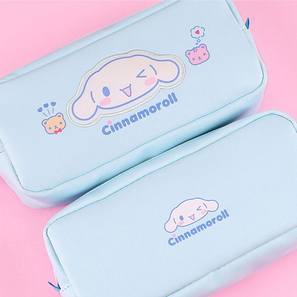 Sanrio Characters Face Appliqué Pencil Pouch My Melody